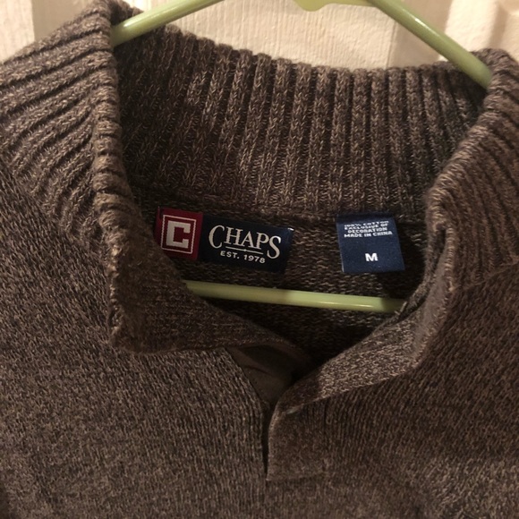 Chaps Brown Sweater - Picture 3 of 4